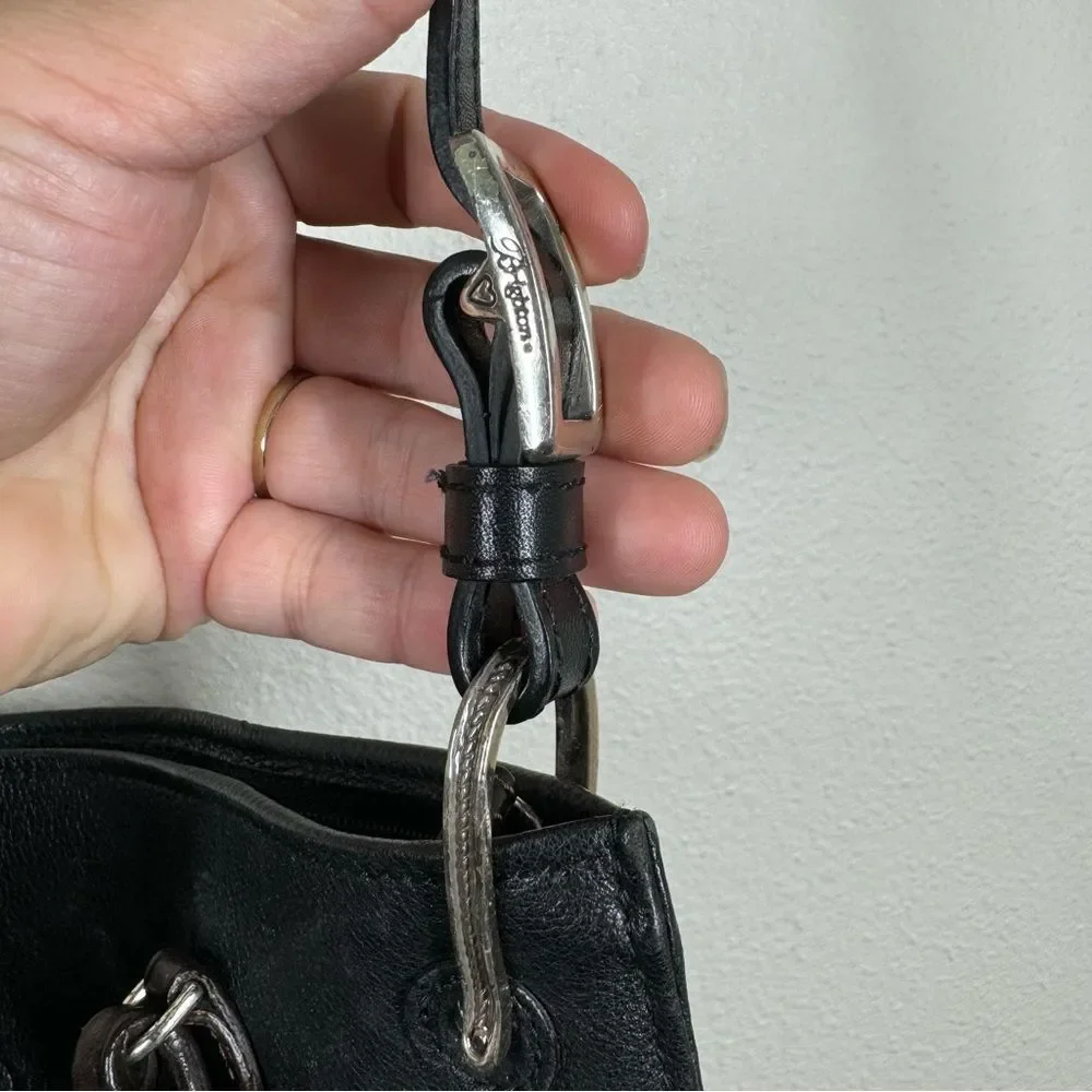 Brighton black leather